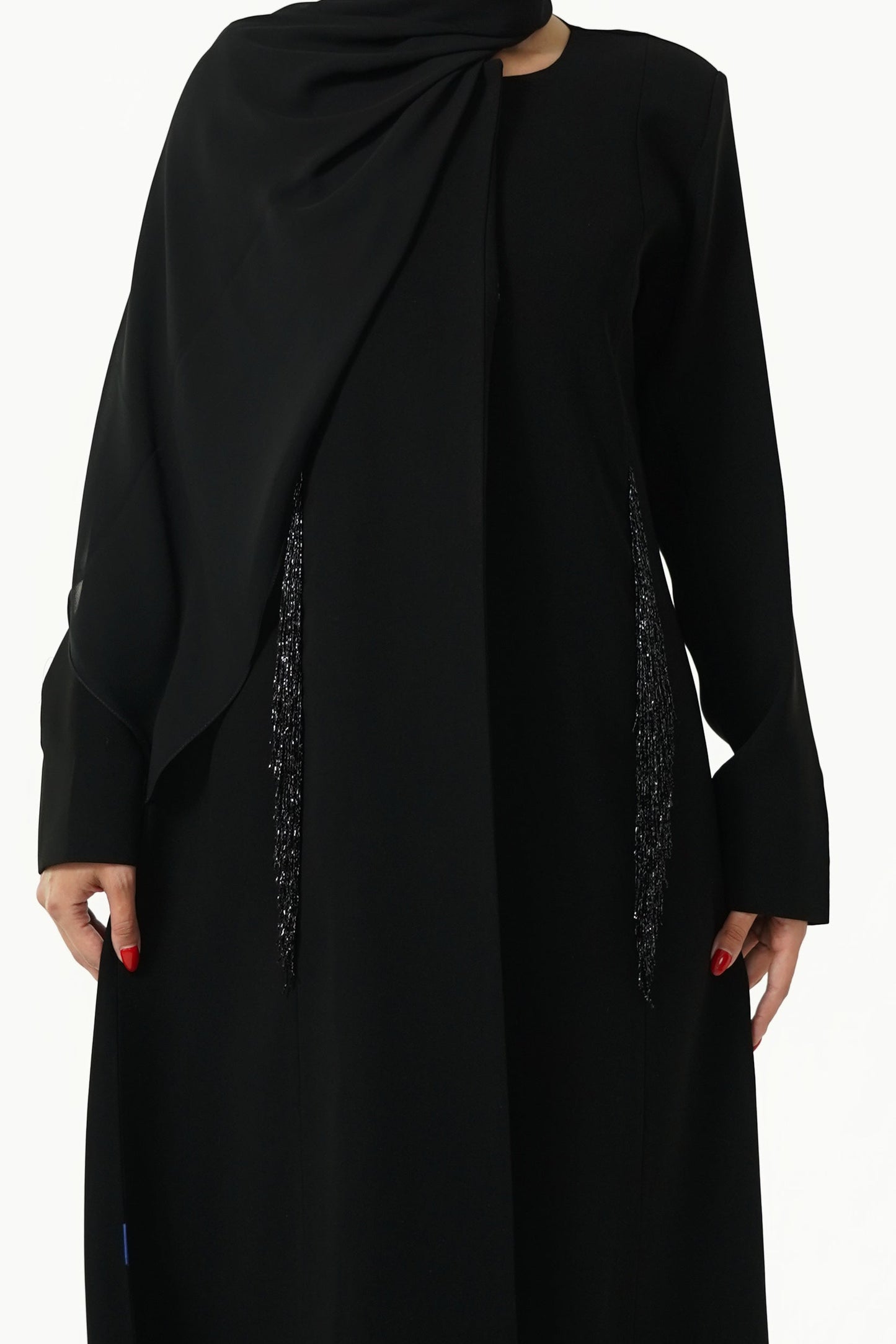 Wahaj in black