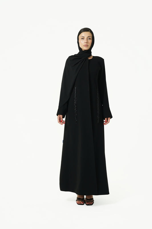 Wahaj in black