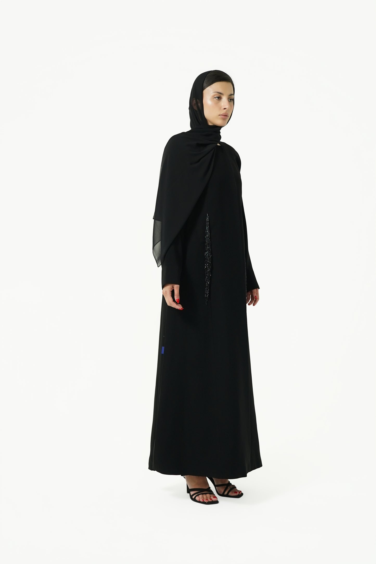 Wahaj in black